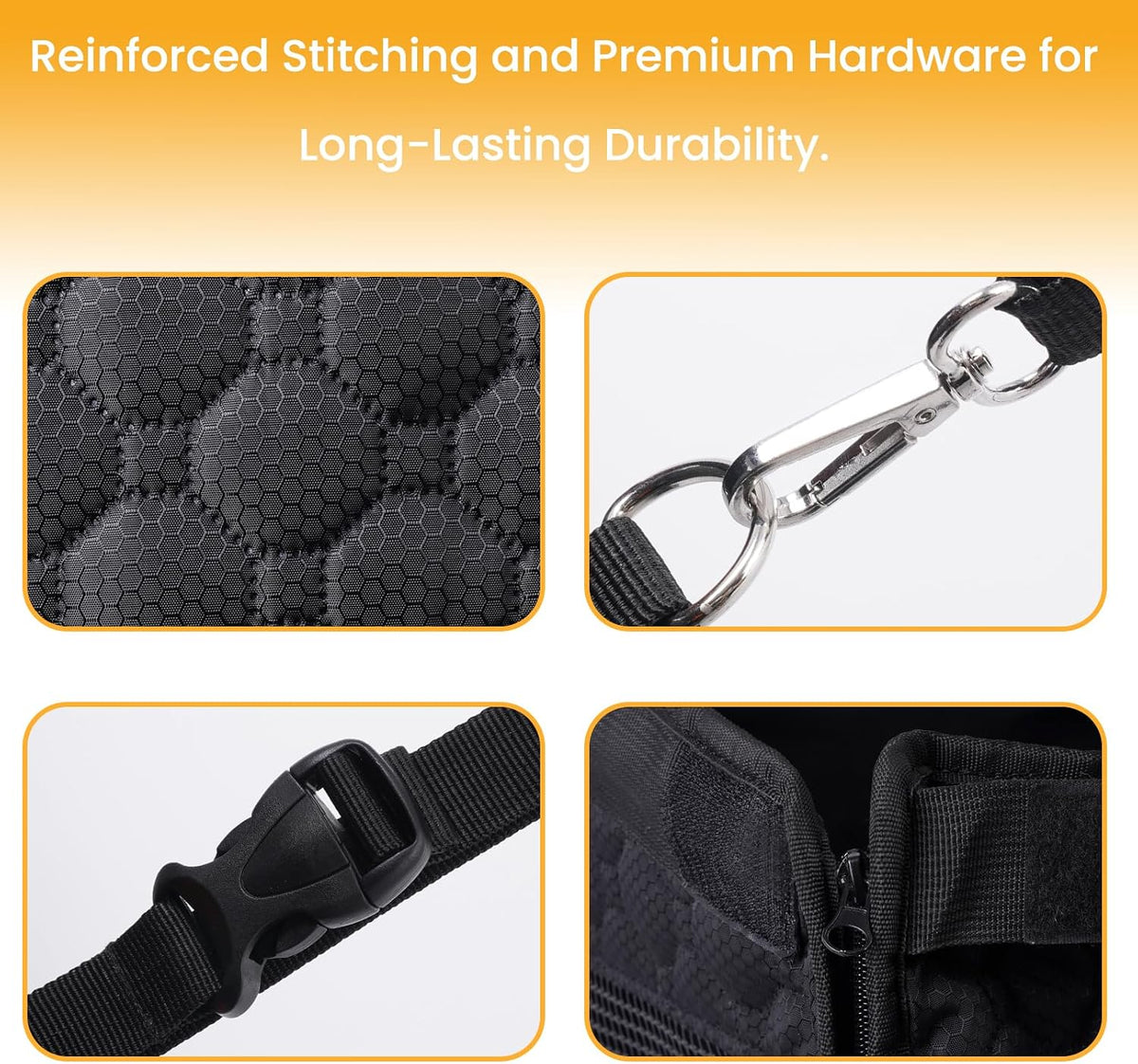 Large Dog Car Seat Cover with Dog Bed Mat for Back Seat Half - Single Seat Travel Hammock Extender, Waterproof Hard Bottom for Medium & Large Dogs, Car SUV Truck Vehicle