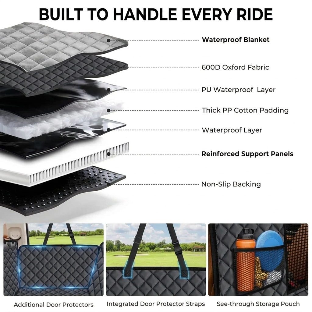 ComfortRide Dog Seat Extender 2.0